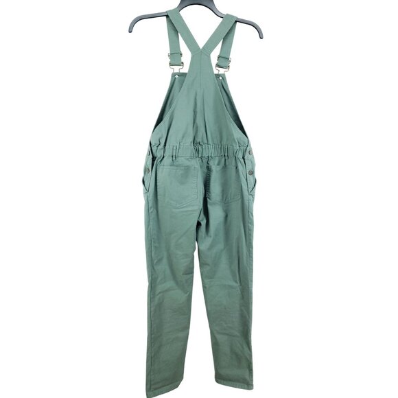 The Nines By Hatch Maternity Green Stretch Overalls Womens XS Elastic Waist Slim - Picture 2 of 10